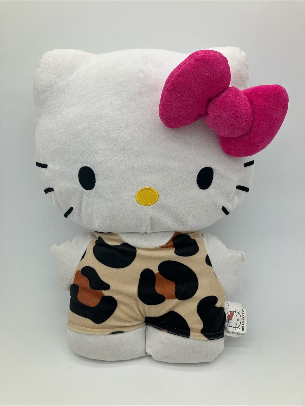 Sanrio Hello Kitty Leopard Print Plush Pillow  Large Stuffed Animal 2023 Toy